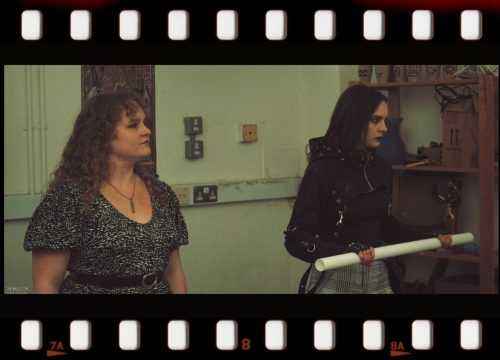 35mm old movie film film mockup frame background.